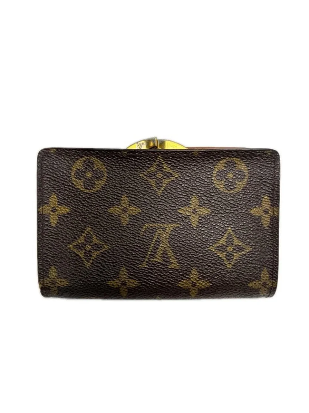 Louis Vuitton Monogram Porte Monnaie Billets Viennois Bifold Wallet Kiss Lock